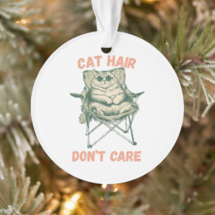 Ornamento Camiseta Divertida para Mãe de Gato e Amante de Pe