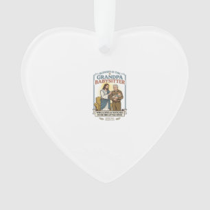Ornamento Camiseta Humor Babá Avós de Jesus Fé B