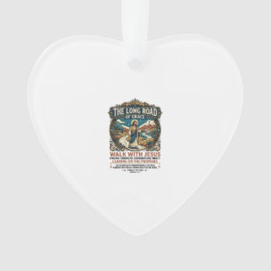 Ornamento Camiseta Jesus Trucker Long Haul Inspiradora Feita