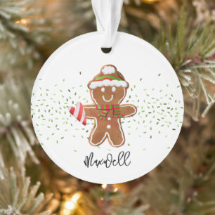 Ornamento Candy Candy Candy Candy Cane Heart Name Christmas