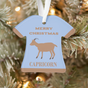 Ornamento Capricorn - Sinal de Estrela Personalizado