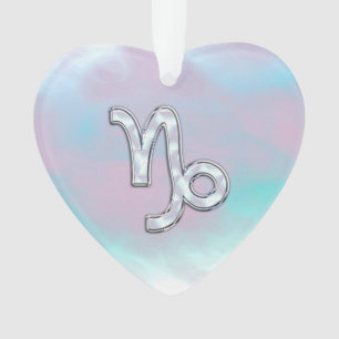 Ornamento Capricórnio Zodiac - Sinal sobre a Mãe do Estilo P