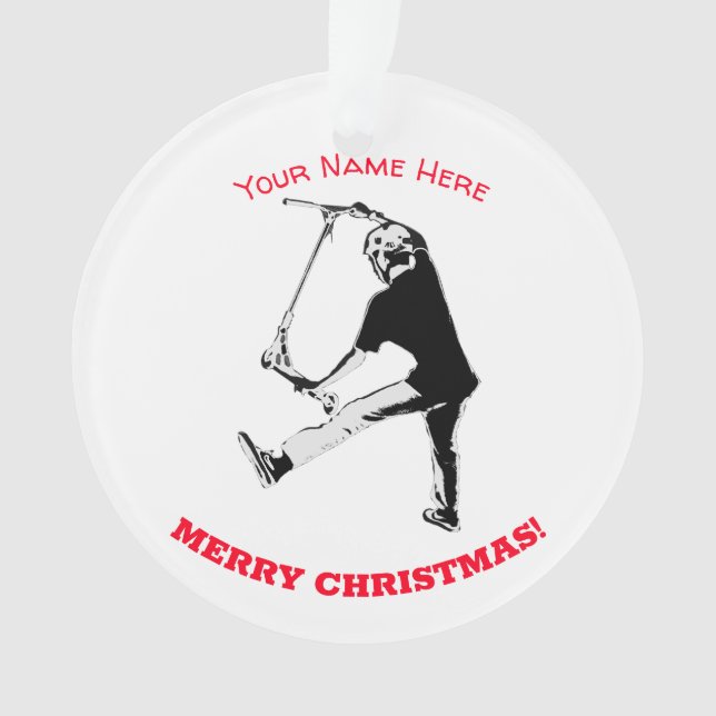 Ornamento Captura de Deck - Truque de Patinete de Stunt (Frente)