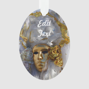 Ornamento Cara dourada