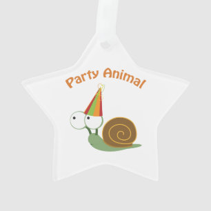 Ornamento Caracol de animais de festas