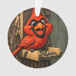 Ornamento Caricatura de Cardinal