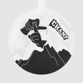 Ornamento Carimbo - Design ASL