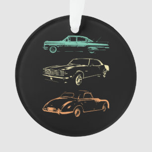 Ornamento Carros vintage - Retro Gráfico dos anos 80 e 90