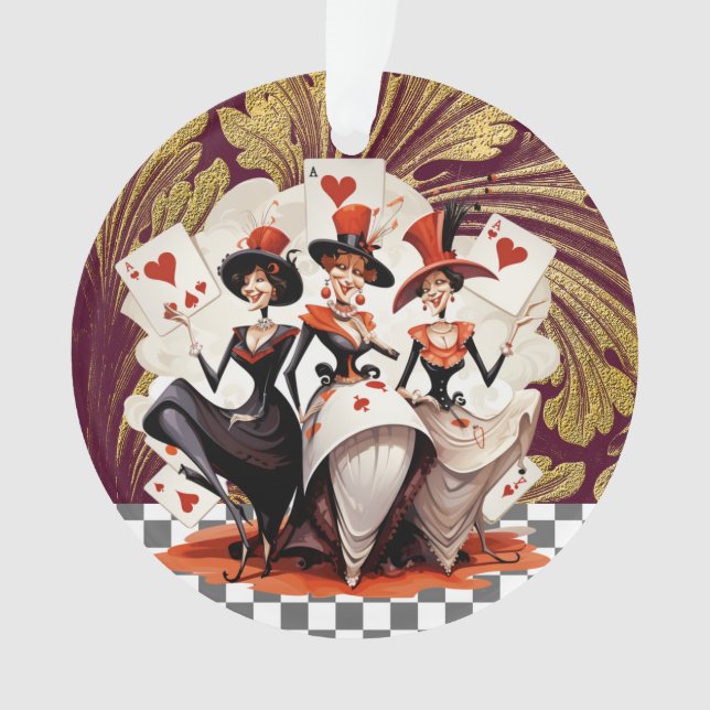 Ornamento Cartões / Casino / Amigos (Frente)