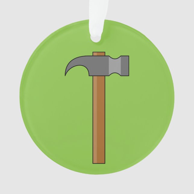 Ornamento Cartoon Claw Hammer (Frente)