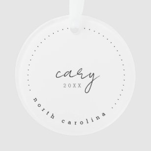 Ornamento Cary North Carolina Viagem USA
