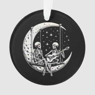 Ornamento Casal de Esqueletos Gaita Lunar