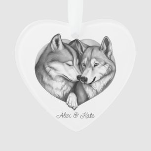 Ornamento Casal Wolf