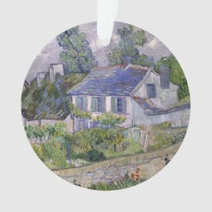 Ornamento Casas em Auvers por Vincent Van Gogh