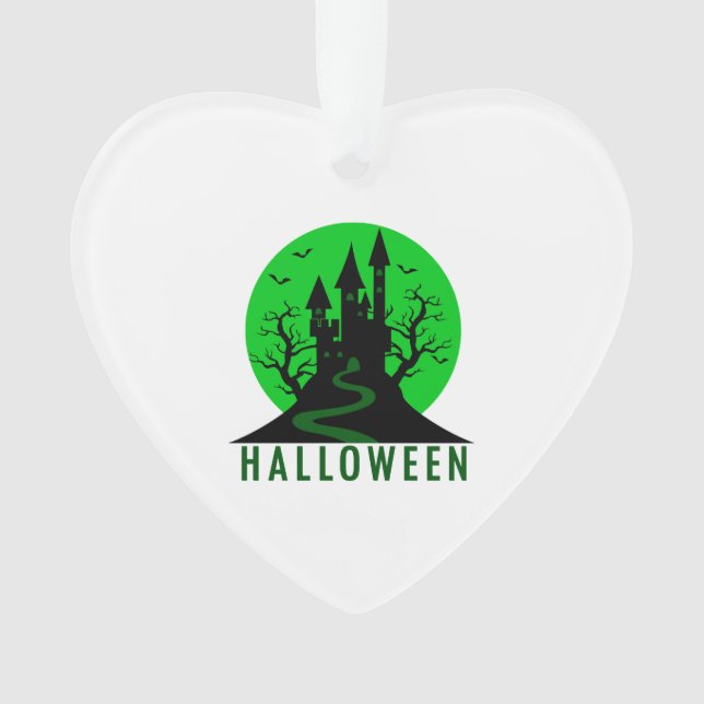 ORNAMENTO CASTELO DE HALLOWEEN (Frente)