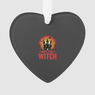 Ornamento Castelo de Halloween daquela Bruxa 100%