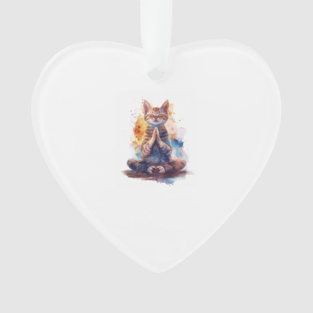 Ornamento Cat Yoga Master (Frente)