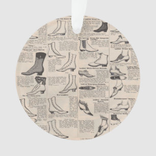 Ornamento Catálogo de Calçados para senhoras da Vintage - Mo