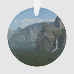 Ornamento Cataratas Bridalveil e Half Dome em Yosemite