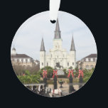 Ornamento Catedral de santo Louis, Nova Orleans<br><div class="desc">Esta foi tirada numa visita à encantadora,  velha cidade mundial de Nova Orleans.</div>