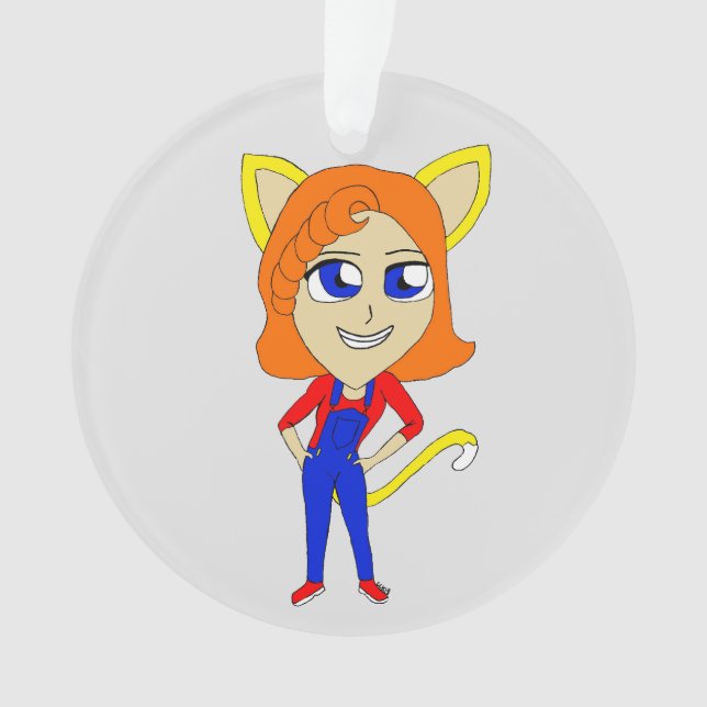 Ornamento catgirl chibi (Frente)