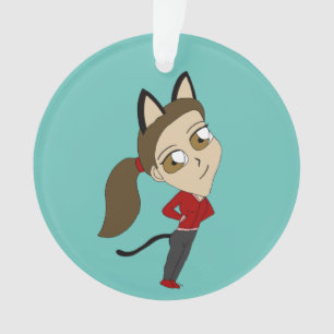 Ornamento catgirl chibi