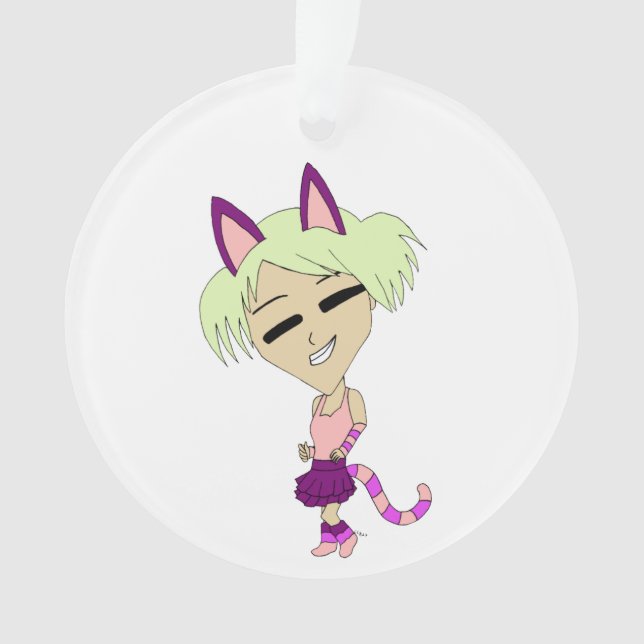 Ornamento catgirl chibi (Frente)