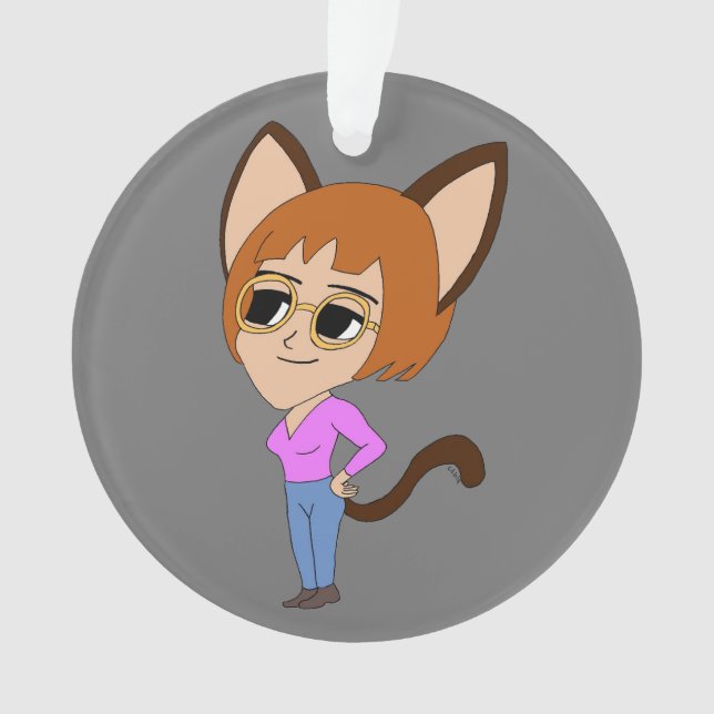 Ornamento catgirl chibi (Frente)