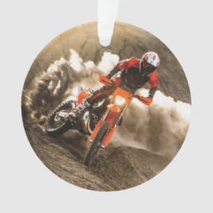 Ornamento Cavaleiro Motocross