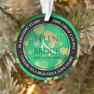 Ornamento Celebração do aniversário de casamento do Elegante