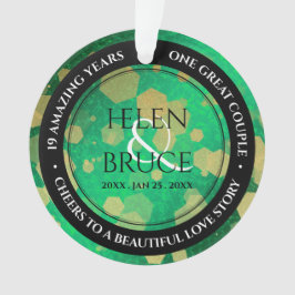 Ornamento Celebração do aniversário de casamento do Elegante