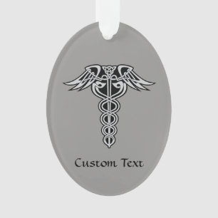 Ornamento Celtic Knot Caduceus