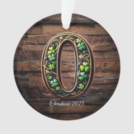 Ornamento Celtic monogram letter ornament