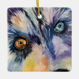 Ornamento cerâmico Color_Alaskan de Execução do va