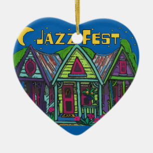 Ornamento cerâmico da Fest House Jazz