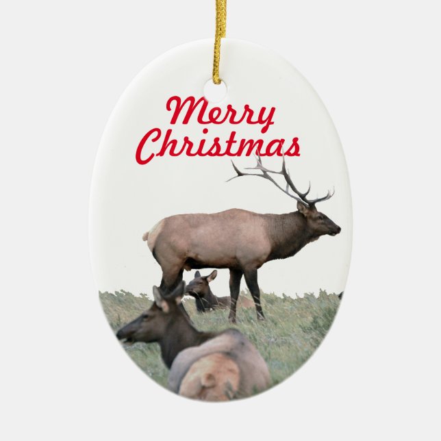 Ornamento cerâmico de alces (Frente)