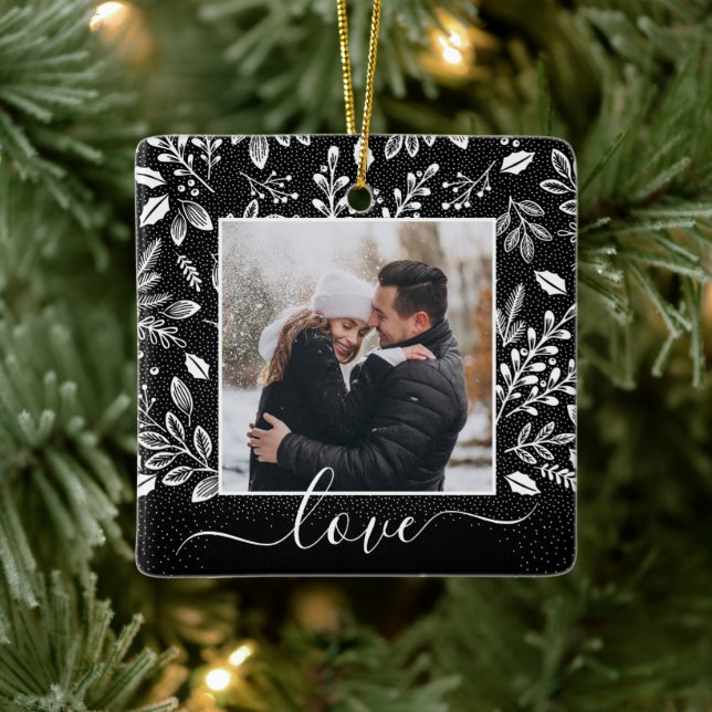 Ornamento cerâmico de botânicos de Natal (Árvore)