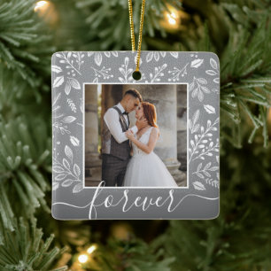 Ornamento cerâmico de botânicos de Natal