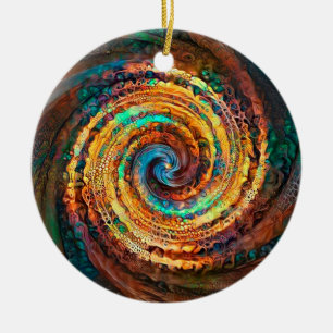 Ornamento Cerâmico de Brilho da Terra