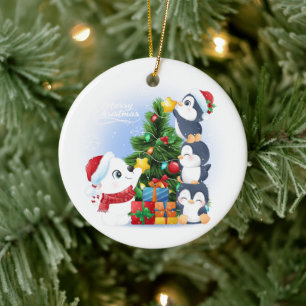 Ornamento Cerâmico de Natal