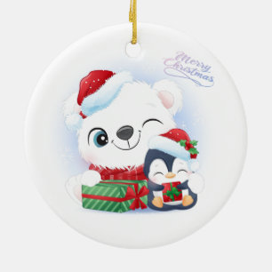 Ornamento Cerâmico de Natal