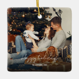 Ornamento cerâmico de Natal