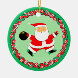 Ornamento Cerâmico de Ofertas de Feriado de bolich