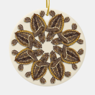 Ornamento Cerâmico de Tartaruga-do-mar