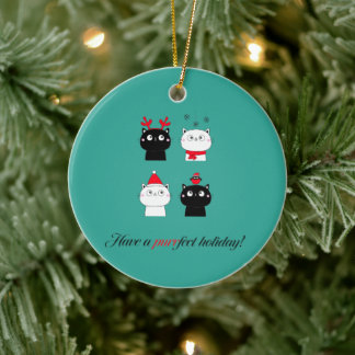 Ornamento cerâmico - Feriado Purfect