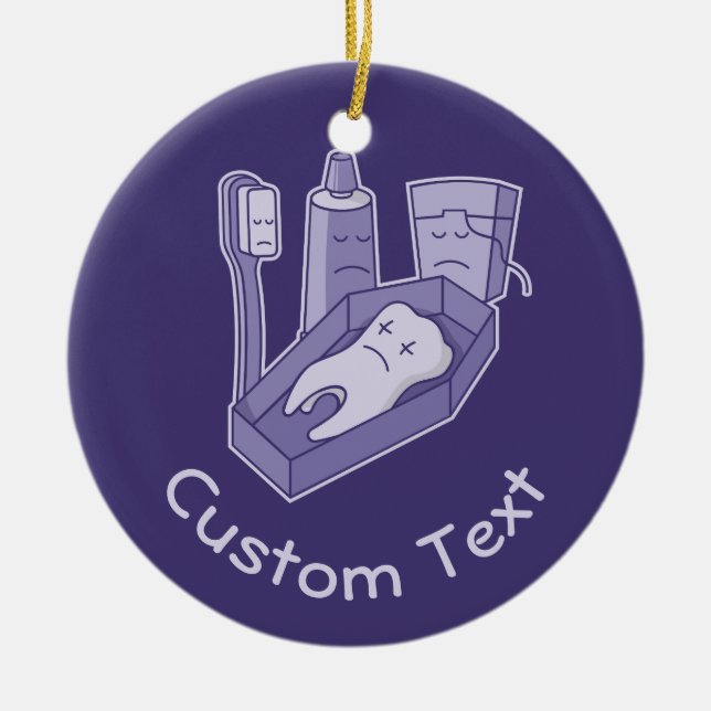 Ornamento cerâmico funerário dos dentes (Frente)