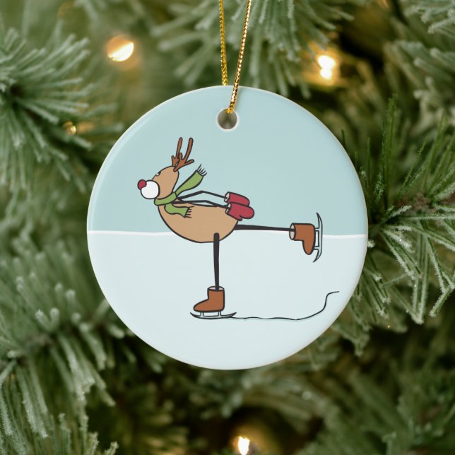 Ornamento cerâmico para Renas de Dança Cuta (Árvore)