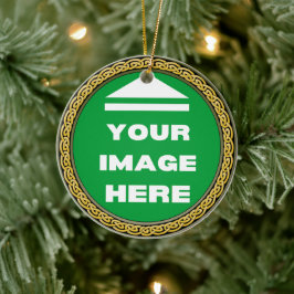 Ornamento cerâmico - Personalizado - Adicionar Ima