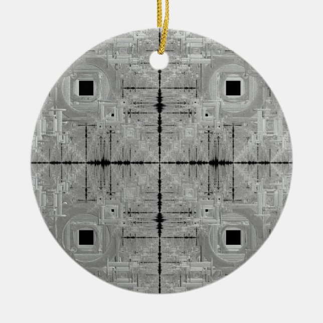 Ornamento Cerâmico Silver Serenade (Frente)