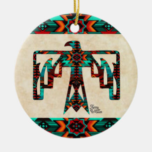 Ornamento cerâmico Tribal Thunderbird